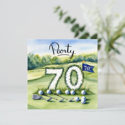 Invitation Golf 70e anniversaire (Debout devant)