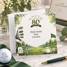 Golf 80e Anniversaire 