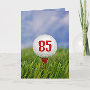 Invitation Golf 85ème anniversaire