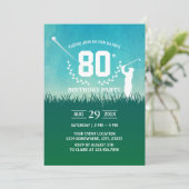 Invitation Golf Anniversaire (Debout devant)