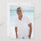 Invitation Golf Anniversaire de la fête (Dos)