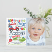 Invitation Golf Anniversaire Trou en un Golf 1er Anniversaire (Debout devant)