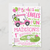 Invitation Golf Anniversaire Trou en un Golf 1er Anniversaire (Devant)