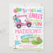 Invitation Golf Anniversaire Trou en un Golf 1er Anniversaire (Devant)