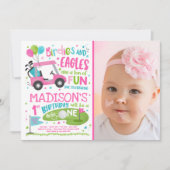 Invitation Golf Anniversaire Trou en un Golf 1er Anniversaire (Devant)