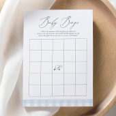 Invitation Golf Baby shower Bingo Jeu