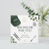 Invitation Golf Bachelor Party (Debout devant)