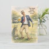 Invitation Golf Bachelor Party Celebration (Debout devant)