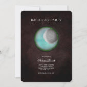 Invitation Golf Bachelor Party - Golf trip Classic Minimal (Devant)