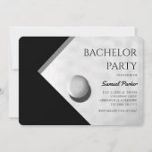 Invitation Golf Bachelor Party - Golf trip Classic Minimal (Devant)
