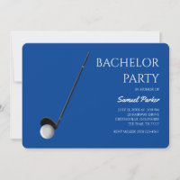 Golf Bachelor Party - Golf trip Classic Minimal
