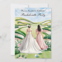 Golf Bachelorette Party sur golf