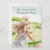Invitation Golf Bachelorette Party sur golf (Devant)