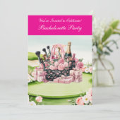 Invitation Golf Bachelorette Party sur golf (Debout devant)
