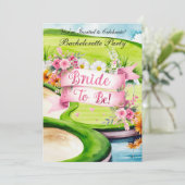 Invitation Golf Bachelorette Party sur golf (Debout devant)