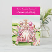 Invitation Golf Bachelorette Party sur golf (Debout devant)