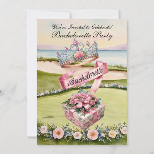 Invitation Golf Bachelorette Party sur golf