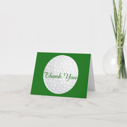 Invitation Golf Ball Merci (Devant)