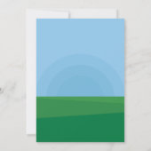 Invitation Golf Ce que notre petit Caddie sera la révélation  (Dos)