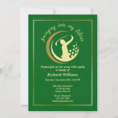 Invitation Golf Classic Green Golden Player 50e anniversaire (Devant)