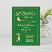 Invitation Golf Classic Green Golden Player Hommes 50e annive (Debout devant)