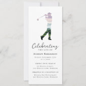 Invitation Golf Course Funeral Digital Evite (Devant)