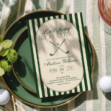 Golf "Dernier Swing avant la Bague" Baby Shower de