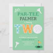 Invitation Golf du Parc 2 Anniversaire Golf (Devant)