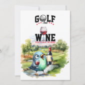Invitation Golf et parkings pour golfeurs (Devant)