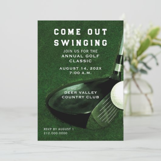 Invitation Golf Event (Debout devant)