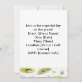 Invitation Golf Floride sur le thème vous êtes invité (Dos)