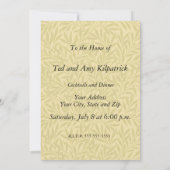 Invitation Golf Golfer Vintage Golf antique (Dos)