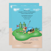 Invitation Golf N'importe (Devant / Derrière)