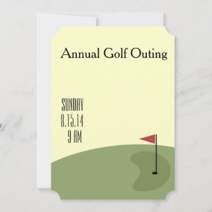 Invitation Golf Outing - sur le green