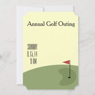 Invitation Golf Outing - sur le green