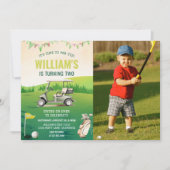 Invitation Golf PAR-TEE 2ème anniversaire Photo (Devant)