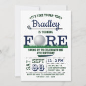 Invitation Golf PAR-TEE 4e anniversaire (Devant)