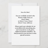 Invitation Golf Par tee Jeu de golfeurs de femmes enregistrer (Dos)