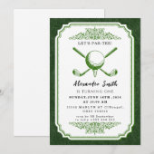 Invitation Golf Party (Devant / Derrière)