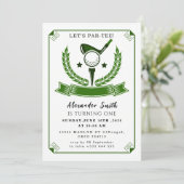 Invitation Golf Party (Debout devant)