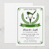 Invitation Golf Party (Devant / Derrière)