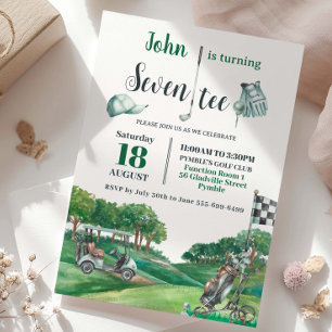 Invitation Golf Party 70e anniversaire à 60 ans