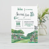 Invitation Golf Party 70e anniversaire à 60 ans (Debout devant)