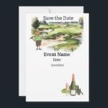 Invitation Golf Party 80th Birthday Enregistrer la date pour<br><div class="desc">Économisez la date pour une fête spéciale de golf fêtant un 80e anniversaire! Cette fête sera un trou en un pour n'importe quel fan du sport. Que vous soyez un pro chevronné ou que vous soyez en train de commencer, venez vous amuser ! Invitation de carte pour Coach, Instructeur, enseignant,...</div>