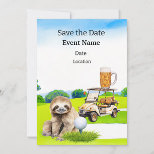 Invitation Golf Party Anniversaire Enregistrer la date pour g