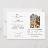 Invitation Golf Photo Celebration of LIfe (Devant)