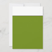 Invitation Golf professionnel, Golf Silhouette, Anniversaire (Dos)