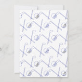 Invitation Golf Retraite à thème (Dos)