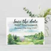 Invitation Golf Sauvez la date Tournoi de golf (Debout devant)