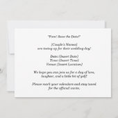 Invitation Golf Sauvez la date Tournoi de golf (Dos)